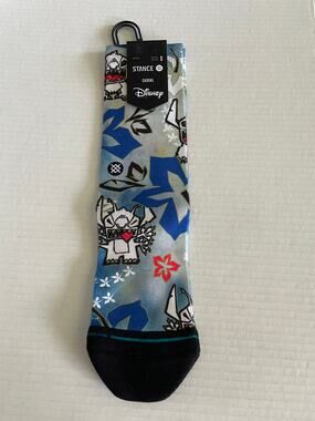 Stance Disney Lilo Stitch Crew Socks Size S NEW